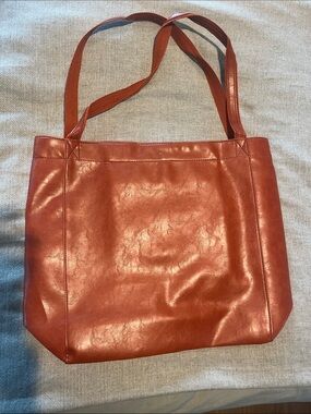 Everyday Smooth Tote Bag in Rust